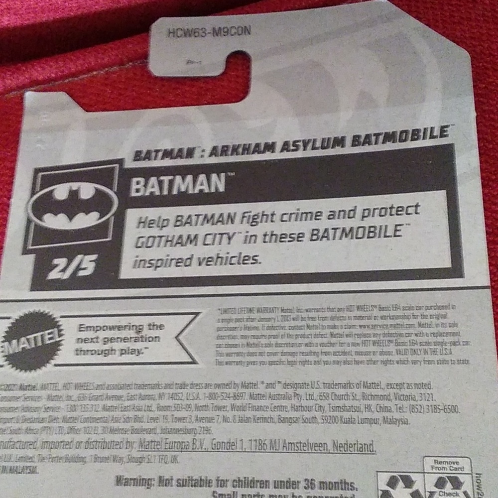 Hot Wheel Batman 3 Set. - Picture 10 of 11